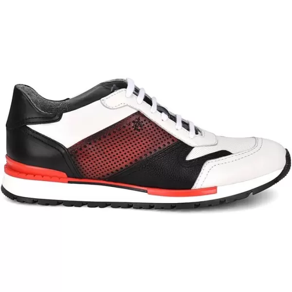 FRANCO CUADRA Mens Sneakers in Bovine Leather RedRed