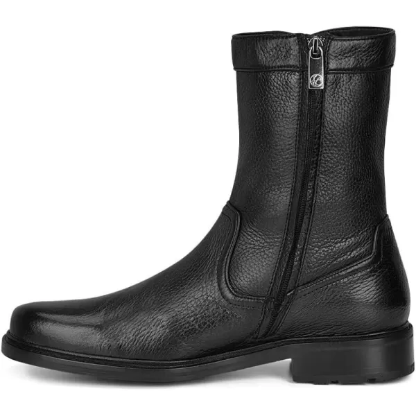 Franco Cuadra Mens Boot in Genuine Deer Leather BlackBlack