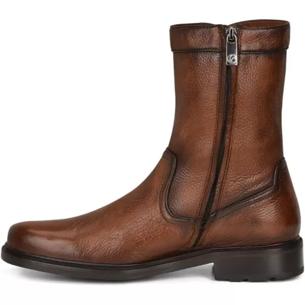 Franco Cuadra Mens Boot in Genuine Deer Leather BlackHoney