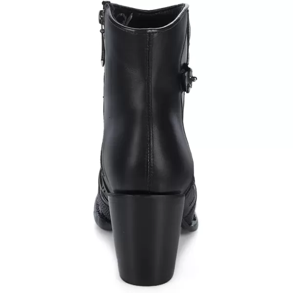 imageCuadra Ankle Boots Elegance and Authenticity in Stingray Leather Black 4V15MABlack