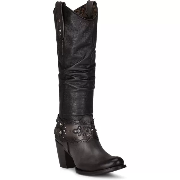 imageCuadra Womens Tall Boot in Bovine Leather BrownBlack