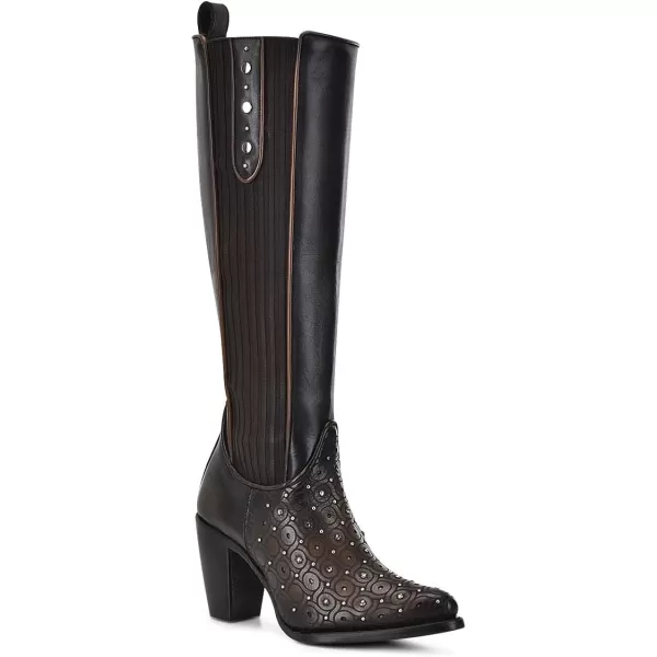 imageCuadra Womens Tall Boot with Bovine Leather and Laser Engraving 3F0BRS