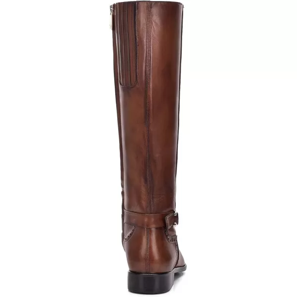 imageFRANCO CUADRA Womens Riding Boot in Genuine Leather Honey BrownBrown