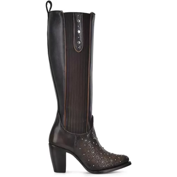 imageCuadra Womens Tall Boot with Bovine Leather and Laser Engraving 3F0BRS