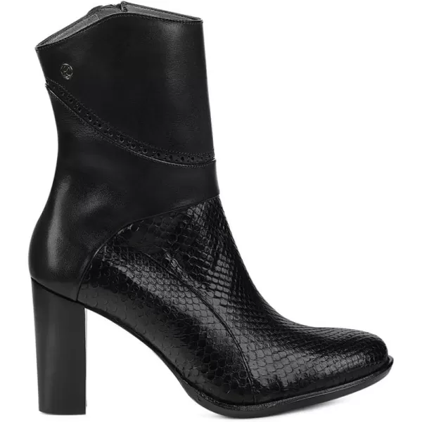 imageFRANCO CUADRA Bootie for Women in Genuine Python Leather Black 4G3PMTSBlack