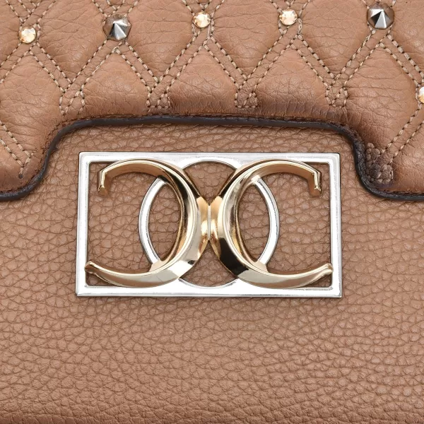 imageCuadra Handmade light brown leather elegant handbag