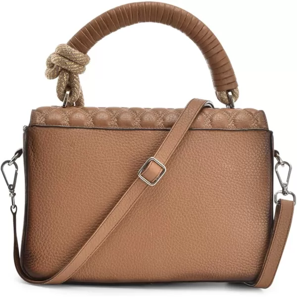 imageCuadra Handmade light brown leather elegant handbag