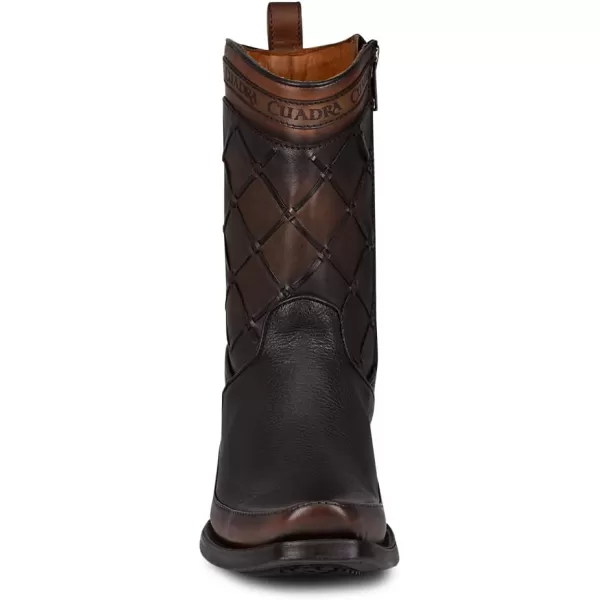 imageCuadra Mens Boot in Bovine Leather with Zipper BlackBlack