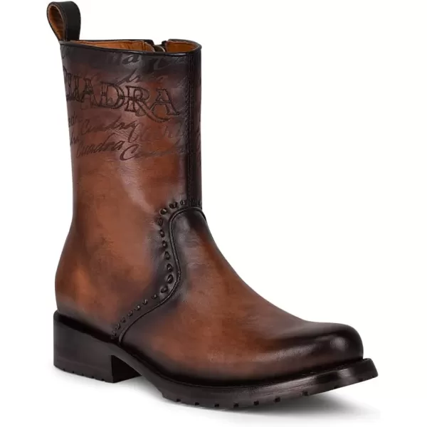 imageCuadra Mens Boot in Bovine Leather with Zipper BrownBrown