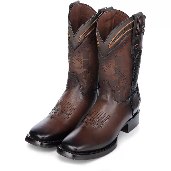 imageCuadra Mens Boot in Genuine Leather 3Z2ORS HoneyBrown