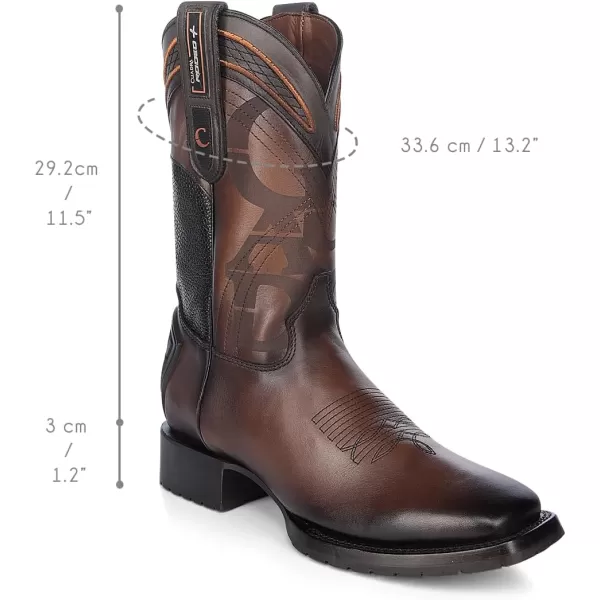 imageCuadra Mens Boot in Genuine Leather 3Z2ORS HoneyBrown