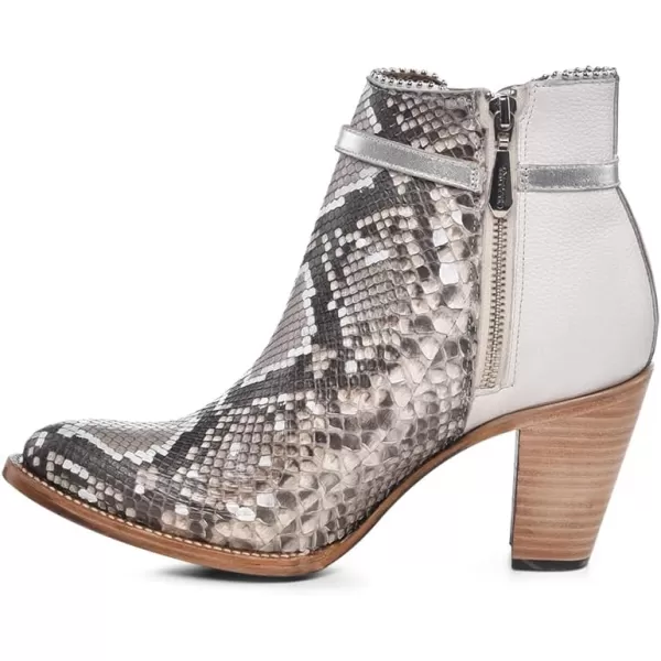 imageCuadra Womens Bootie in Genuine Exotic Python Leather White 3F0JPHWhite