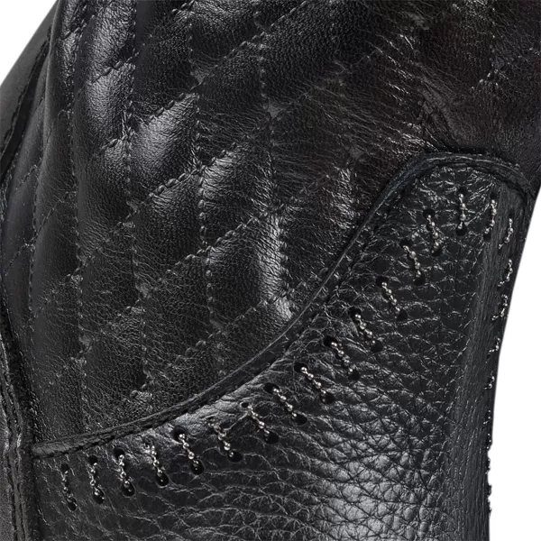 imageCuadra Womens Tall Boot in Bovine Leather with Zipper BlackBlack