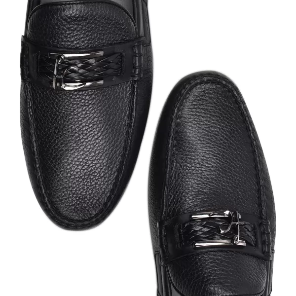 imageFRANCO CUADRA Mens Driver in Genuine Ostrich Leather 40VVNTS Black