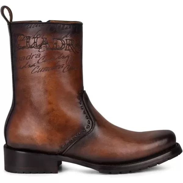 imageCuadra Mens Boot in Bovine Leather with Zipper BrownBrown