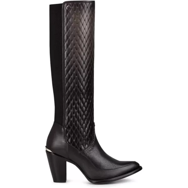 imageCuadra Womens Tall Boot in Bovine Leather with Zipper BlackBlack