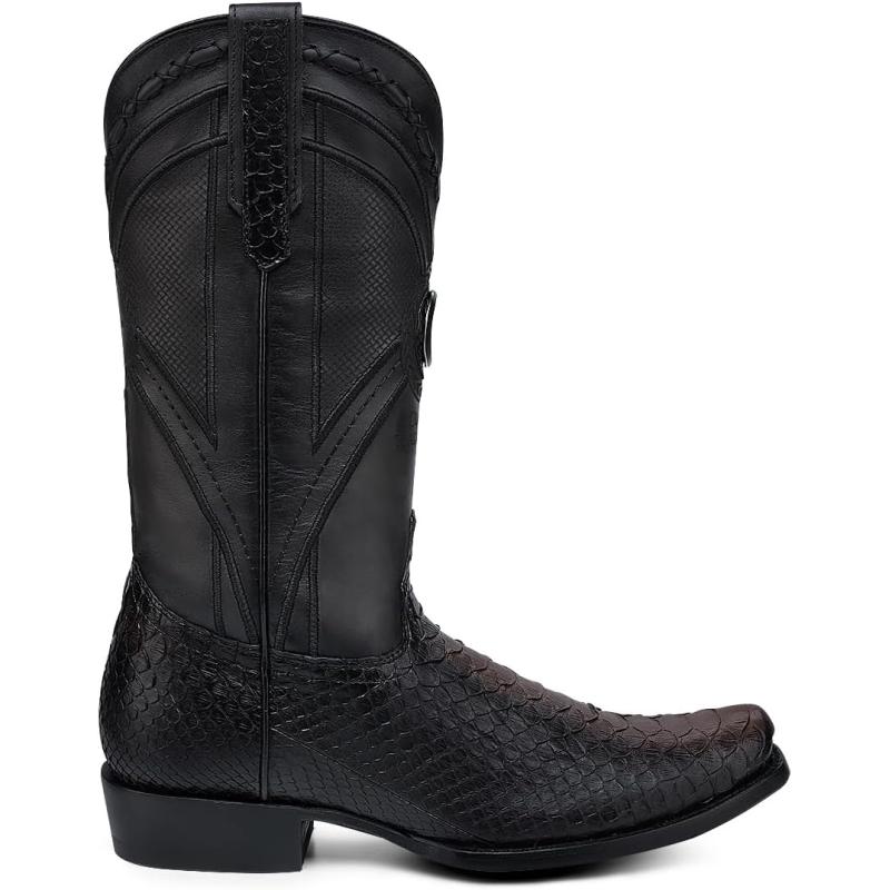 imageCuadra Mens Western Cowboy Boot Dark Brown 1J0APH
