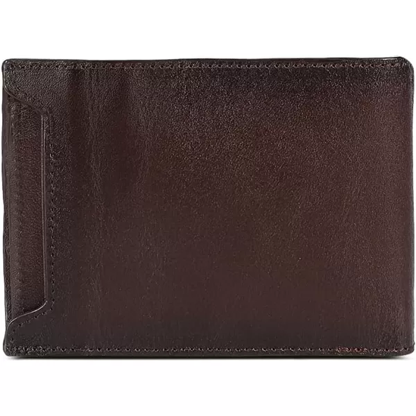 imageCuadra Mens Wallet in Genuine Leather Bifold with Geometric Design Brown BC025RS BrownBrown