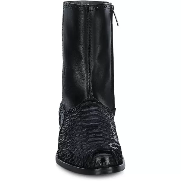 imageFRANCO CUADRA Mens Boot in Genuine Python Leather Black Gray 827PBTSGrey