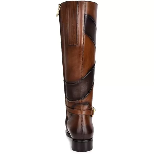 imageFRANCO CUADRA Womens Riding Boot in Genuine Leather Brown 83TTSTSBrown