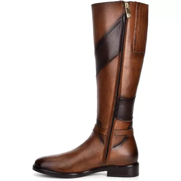 imageFRANCO CUADRA Womens Riding Boot in Genuine Leather Brown 83TTSTSBrown