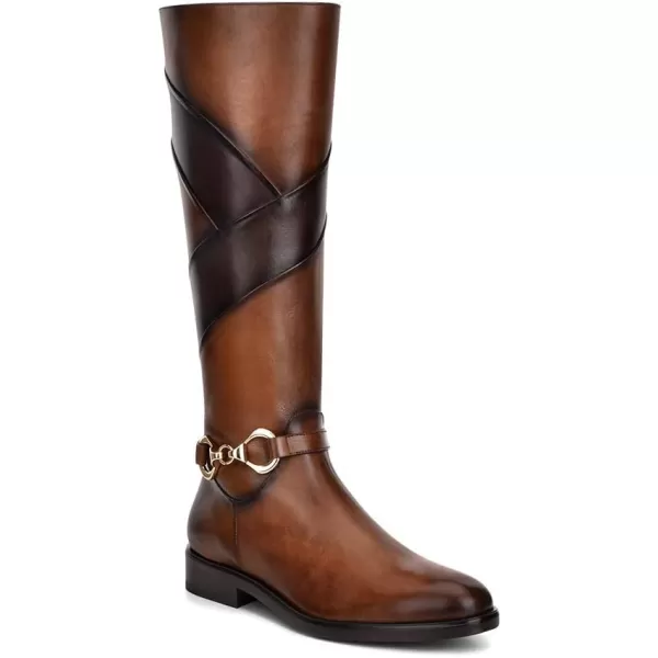 imageFRANCO CUADRA Womens Riding Boot in Genuine Leather Brown 83TTSTSBrown