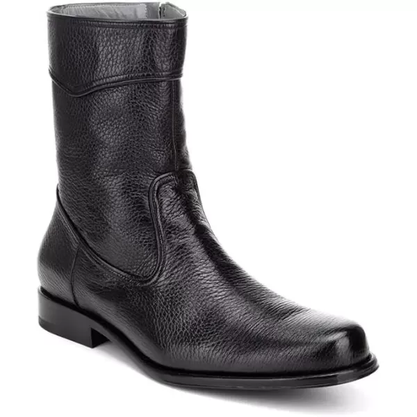 imageFRANCO CUADRA Mens Boot in Genuine Deer Leather BrownBlack