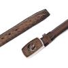 imageCuadra Mens Western Belt in Ostrich Leather Brown CV496A1