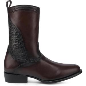 imageCuadra Mens Boots Genuine Leather Urban Style and Comfort Dark Brown 2H58RS