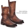 imageCuadra Mens Boot in Genuine Deer Leather BrownBrown