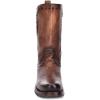 imageCuadra Mens Boot in Genuine Deer Leather BrownBrown