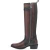 imageCUADRA Womens High Boot in Bovine Leather with Studs and Decorative Strap Brown 4X01RSBrown