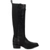 imageCUADRA Womens High Boot in Stingray and Bovine Leather with Metallic Accents Black 4X01MA