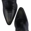 imageCUADRA Womens Western High Boots in Python and Bovine Leather Black 4I14PHBlack
