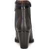 imageCuadra Womens Bootie in Bovine Leather Black with Zipper and Authentic CrystalsBlack