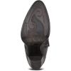 imageCuadra Womens Bootie in Bovine Leather Black with Zipper and Authentic CrystalsBlack