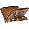 imageCuadra Womens Wallet in Genuine Python Leather Brown BD207PI