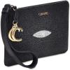 imageCuadra Womens Wristlet Genuine Stingray Leather Black BD194MA