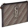 imageCuadra womens envelope wallet in genuine leather with zipper brown