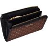 imageCuadra womens wallet in genuine leather with zipper and embroidery brown BD221CR