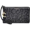 imageCuadra Womens Wristlet Genuine Stingray Leather Black BD192MA