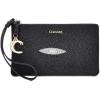 imageCuadra Womens Wristlet Genuine Stingray Leather Black BD194MA