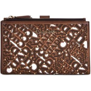 imageCuadra Womens Wallet in Genuine Leather Brown with Zipper