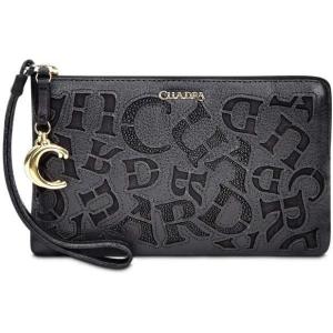 imageCuadra Womens Wristlet Genuine Stingray Leather Black BD192MA