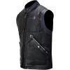 imageCuadra Mens Authentic Ovine Leather Vest Navy Blue H353BOB