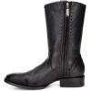 imageCuadra Mens Boot in Genuine Deer Leather with Zipper Black