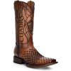 imageCuadra Mens Rodeo Boot in Genuine Leather BrownHoney