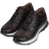 imageFRANCO CUADRA Mens Sneakers in Genuine Python Leather Brown