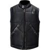 imageCuadra Mens Authentic Ovine Leather Vest Navy Blue H353BOB