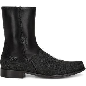 imageFRANCO CUADRA Mens Dress Boots in Genuine Stingray Leather BlackBlack